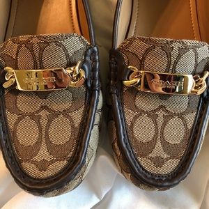 Coach Khaki Signature C Jacquard Olive Loafer
